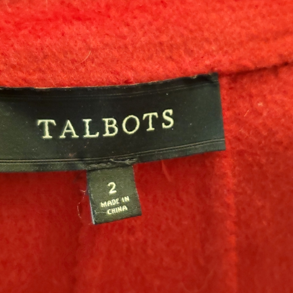 Talbots Red Fall Jacket - Picture 6 of 7